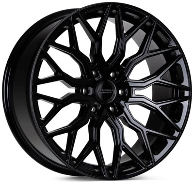 20x9.5 Vossen HF6-3 Gloss Black (Hybrid Forged) (Deep Concave) 6x135 15mm 20x9.5 Vossen HF6-3 Gloss Black (Hybrid Forged) (Deep Concave) 6x135 15mm