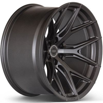 22x10 Vossen HF6-4 Matte Gunmetal (Hybrid Forged) (Super Deep Concave) 6x5.5/139.7 -18mm 22x10 Vossen HF6-4 Matte Gunmetal (Hybrid Forged) (Super Deep Concave) 6x5.5/139.7 -18mm