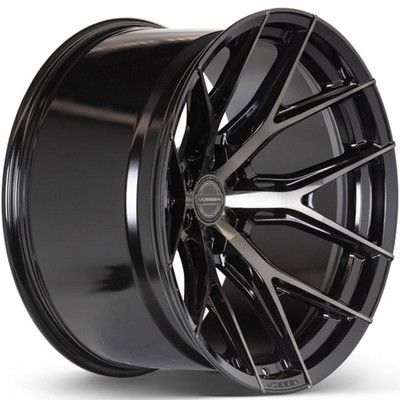 22x10 Vossen HF6-4 Gloss Black Tinted (Hybrid Forged) (Super Deep Concave) 6x5.5/139.7 -18mm 22x10 Vossen HF6-4 Gloss Black Tinted (Hybrid Forged) (Super Deep Concave) 6x5.5/139.7 -18mm
