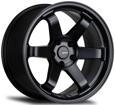 18x8 AVID.1 AV-06 Matte Black 5x4.5/114.3 42mm