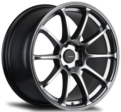 18x9.5 AVID.1 AV-27 Hyper Black 5x4.5/114.3 38mm