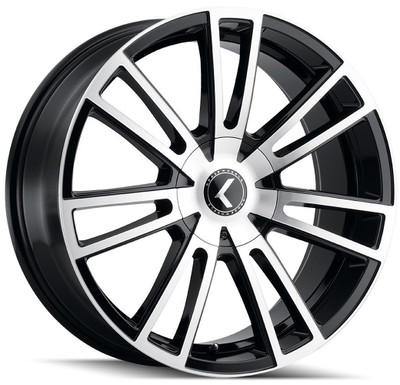 18x8 Kraze KR183 Spectra Gloss Black Machined Face 5x115 5x120 40mm 18x8 Kraze KR183 Spectra Gloss Black Machined Face 5x115 5x120 40mm