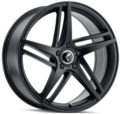 18x8 Kraze KR195 Milano Satin Black 5x112 40mm