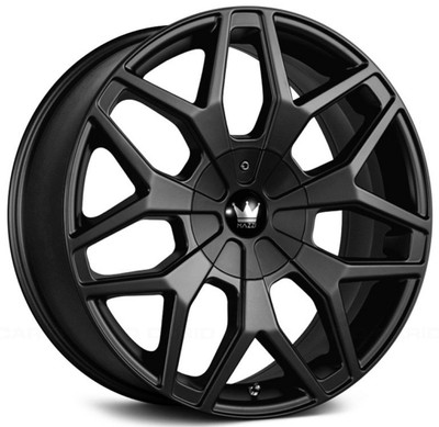 20x8.5 Mazzi Profile 367 Matte Black  5x112 5x120 35mm