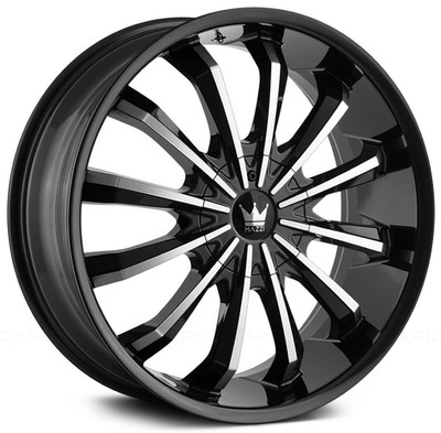 20x8.5 Mazzi Fusion 341 Gloss Black w/ Machined Face 5x110 5x115 35mm 20x8.5 Mazzi Fusion 341 Gloss Black w/ Machined Face 5x110 5x115 35mm