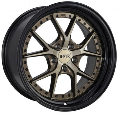 (Clearance - No Returns) 19x9.5 F1R F105 Bronze w/ Black Lip 5x4.5/114.3 22mm (Clearance - No Returns) 19x9.5 F1R F105 Bronze w/ Black Lip 5x4.5/114.3 22mm