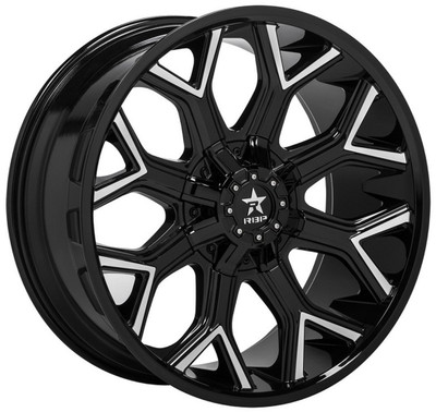 20x10 RBP 88R Tribute Gloss Black w/ Machined Grooves (Custom 2-3 weeks)-1699977142