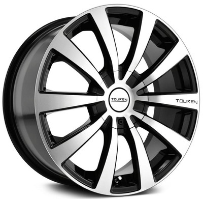 (Clearance - No Returns) 17x7 Touren TR3 Gloss Black Machined Face & Lip 5x112 5x120 40mm (Clearance - No Returns) 17x7 Touren TR3 Gloss Black Machined Face & Lip 5x112 5x120 40mm