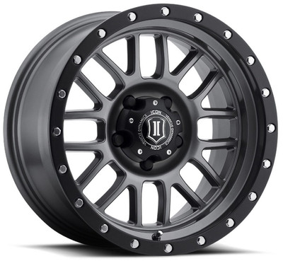 17x8.5 ICON Alpha Gunmetal (5 Lug) 5x5/127 0mm 17x8.5 ICON Alpha Gunmetal (5 Lug) 5x5/127 0mm