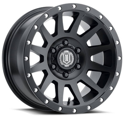 17x8.5 ICON Compression Satin Black (6 Lug) 6x135 6mm