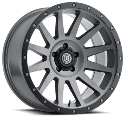 20x10 ICON Compression Titanium (5 Lug) 5x5/127 -12mm 20x10 ICON Compression Titanium (5 Lug) 5x5/127 -12mm