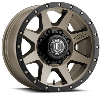18x9 ICON Rebound HD Bronze (8 Lug) 8x6.5/165 12mm 18x9 ICON Rebound HD Bronze (8 Lug) 8x6.5/165 12mm