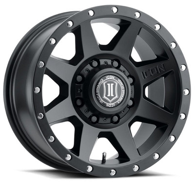 17x8.5 ICON Rebound HD Satin Black (8 Lug) 8x6.5/165 13mm 17x8.5 ICON Rebound HD Satin Black (8 Lug) 8x6.5/165 13mm