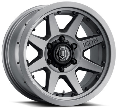 17x8.5 ICON Rebound Pro Titanium 6x135 6mm