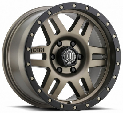 17x8.5 ICON Six Speed Bronze (6 Lug) 6x5.5/139.7 0mm 17x8.5 ICON Six Speed Bronze (6 Lug) 6x5.5/139.7 0mm