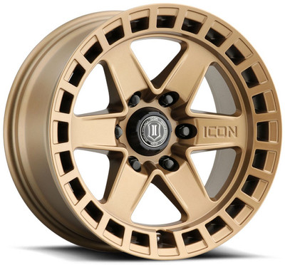 17x8.5 ICON RAIDER Satin Brass (6 Lug) 6x135 6mm 17x8.5 ICON RAIDER Satin Brass (6 Lug) 6x135 6mm