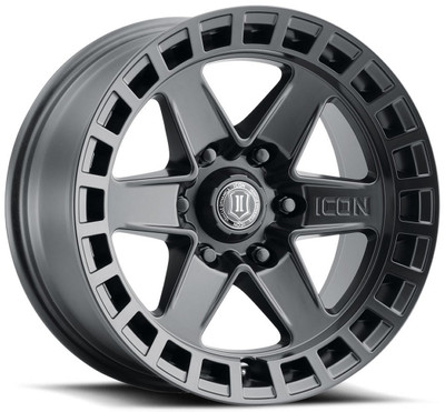 17x8.5 ICON RAIDER Satin Black (6 Lug) 6x135 6mm 17x8.5 ICON RAIDER Satin Black (6 Lug) 6x135 6mm