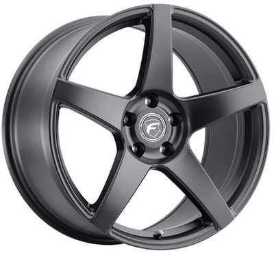 18x9 Forgestar CF5 Satin Black (Flow Formed) (Semi Concave) 5x4.5/114.3 35mm