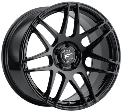 17x8 Forgestar F14 Gloss Black (Flow Formed) (Semi Concave) 5x4.5/114.3 35mm