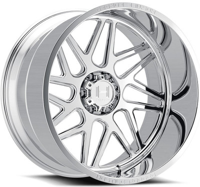 22x12 Hostile Forged HF108 Full Polished (Forged) (Directional) (6 Lug) (* May Require Trimming) (Right) 6x5.5/139.7 -44mm