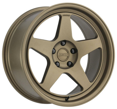 18x9.5 Kansei Knp Textured Bronze 5x120 22mm