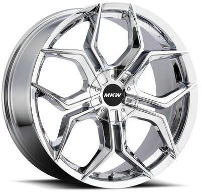 22x9 MKW M121 Chrome 6x5.5/139.7 18mm 22x9 MKW M121 Chrome 6x5.5/139.7 18mm