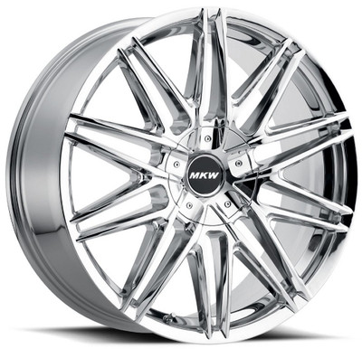 22x9 MKW M124 Chrome 6x135 6x5.5/139.7 35mm 22x9 MKW M124 Chrome 6x135 6x5.5/139.7 35mm