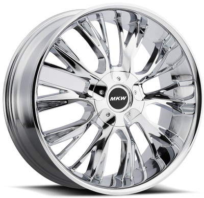 22x9 MKW M122 Chrome 6x5.5/139.7 18mm