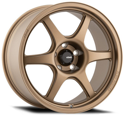 18x8.5 Konig Hexaform Matte Bronze (Flow Formed) 5x4.25/108 43mm 18x8.5 Konig Hexaform Matte Bronze (Flow Formed) 5x4.25/108 43mm