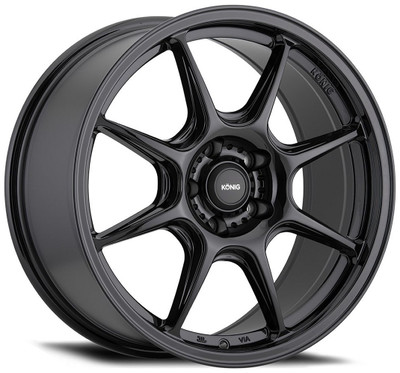 18x8.5 Konig Lockout Gloss Black 5x100 43mm 18x8.5 Konig Lockout Gloss Black 5x100 43mm