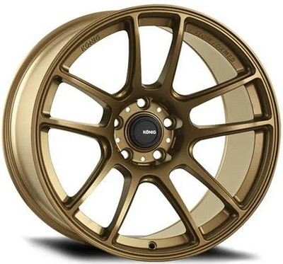 18x8.5 Konig Heliogram Matte Bronze (Flow Formed) 5x4.25/108 42mm 18x8.5 Konig Heliogram Matte Bronze (Flow Formed) 5x4.25/108 42mm