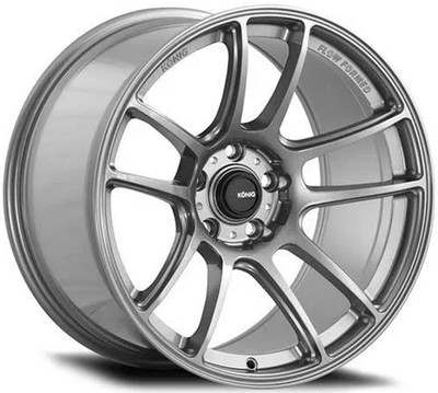 17x8.5 Konig Heliogram Titanium Metallic (Flow Formed) 5x112 42mm 17x8.5 Konig Heliogram Titanium Metallic (Flow Formed) 5x112 42mm