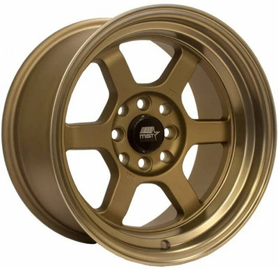 16x8 MST Time Attack Matte Bronze w/ Bronze Machined Lip 5x4.5/114.3 20mm 16x8 MST Time Attack Matte Bronze w/ Bronze Machined Lip 5x4.5/114.3 20mm