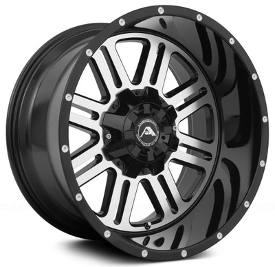 22x12 American Off-Road A106 Black Machined (Dual Stage Forged) (* May Require Trimming) 6x135 6x5.5/139.7 -44mm