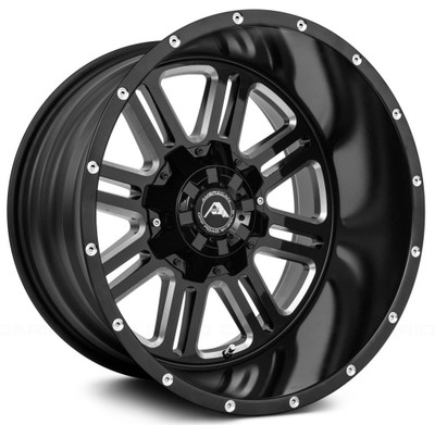 20x14 American Off-Road A106 Black Milled (Dual Stage Forged) (* May Require Trimming) 6x135 6x5.5/139.7 -76mm