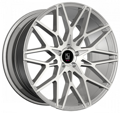 20x10.5 Koko Kuture Funen Gloss Silver w/ Machined Face 5x120 45mm 20x10.5 Koko Kuture Funen Gloss Silver w/ Machined Face 5x120 45mm