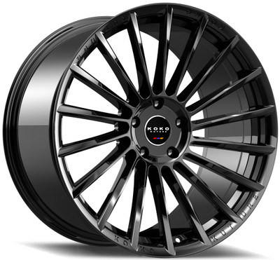 24x10 Koko Kuture Urfa FF Gloss Black (Flow Formed) 5x130 10mm 24x10 Koko Kuture Urfa FF Gloss Black (Flow Formed) 5x130 10mm
