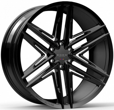 26x10 Koko Kuture Vetse Gloss Black 6x135 28mm-1700018614