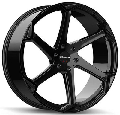(Clearance - No Returns) 24x10 Giovanna Dalar-X Gloss Black 6x5.5/139.7 20mm