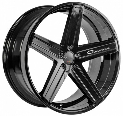 20x8.5 Giovanna Dramuno-5 Gloss Black 5x4.5/114.3 35mm