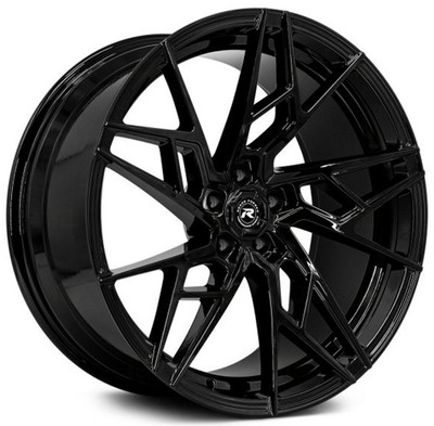22x10.5 Renzo Ascari Gloss Black 5x115 25mm