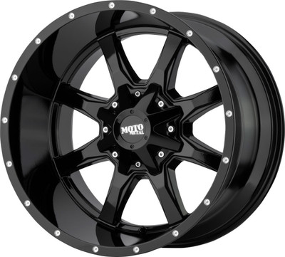 (Clearance - No Returns) 18x10 Moto Metal MO970 Gloss Black Milled Lip  5x5/127 5x5.5/139.7 -24mm (Clearance - No Returns) 18x10 Moto Metal MO970 Gloss Black Milled Lip  5x5/127 5x5.5/139.7 -24mm