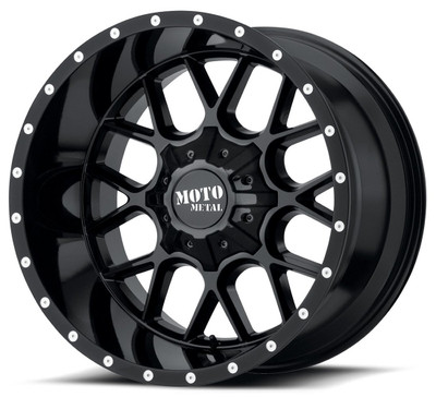 (Clearance - No Returns) 20x10 Moto Metal MO986 Gloss Black 6x135 6x5.5/139.7 -18mm (Clearance - No Returns) 20x10 Moto Metal MO986 Gloss Black 6x135 6x5.5/139.7 -18mm