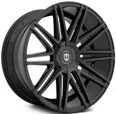 22x10.5 Curva Concepts C48 Gloss Black 5x112 40mm 22x10.5 Curva Concepts C48 Gloss Black 5x112 40mm