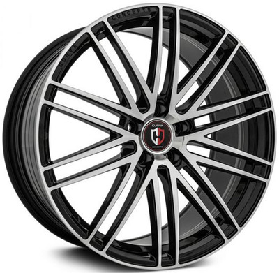 20x9 Curva Concepts CFF50 Gloss Black Machined (Flow Forged) 5x4.5/114.3 35mm