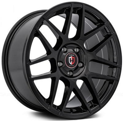 22x9 Curva Concepts C300 Gloss Black  5x120 33mm