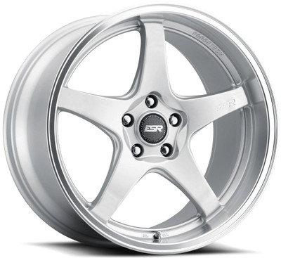 18x10.5 ESR AP5 Hyper Silver w/ Machined Lip (Flow Form) 5x4.5/114.3 22mm