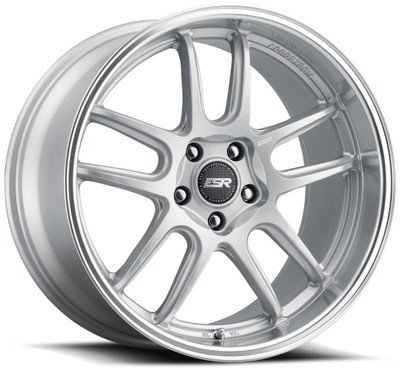 18x9.5 ESR AP8 Hyper Silver w/ Machined Lip (Flow Form) 5x4.5/114.3 22mm 18x9.5 ESR AP8 Hyper Silver w/ Machined Lip (Flow Form) 5x4.5/114.3 22mm