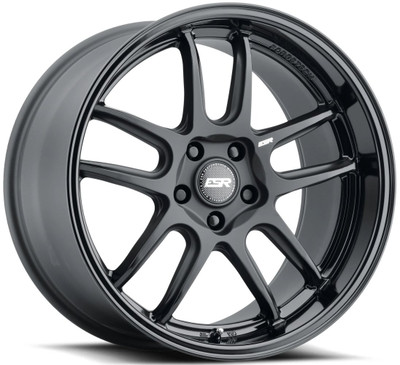 19x11 ESR AP8 Matte Black w/ Gloss Black Lip (Flow Form) 5x4.5/114.3 22mm