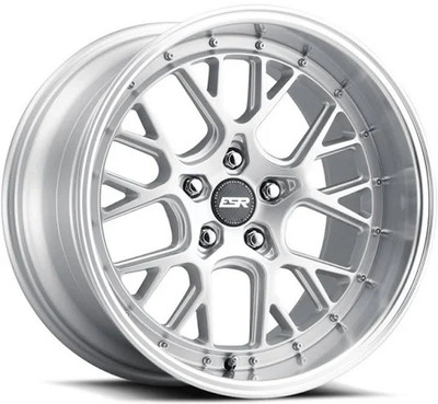 18x8.5 ESR CS11 Hyper Silver 5x100 30mm